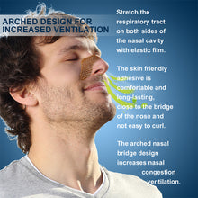 Load image into Gallery viewer, 10pcs/Pack Breathing Nose Patch Anti-snoring Nasal Strips Nasal Obstruction Breathing Nose Patch Health Care