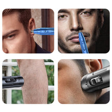 Load image into Gallery viewer, Electric Nose Hair Clipper Shaver Portable USB Rechargeable Nose Ear Trimmer Waterproof Durable Beard Trimmer Face Care for Men