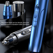 Load image into Gallery viewer, Electric Nose Hair Clipper Shaver Portable USB Rechargeable Nose Ear Trimmer Waterproof Durable Beard Trimmer Face Care for Men