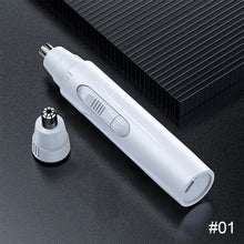 Load image into Gallery viewer, Electric Nose Hair Clipper Shaver Portable USB Rechargeable Nose Ear Trimmer Waterproof Durable Beard Trimmer Face Care for Men