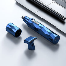 Load image into Gallery viewer, Electric Rechargeable Nose Hair Trimmer Portable Waterproof Temples Hair Trimmer Nose Ear Trimmer Men Face Care