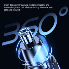 Load image into Gallery viewer, Electric Rechargeable Nose Hair Trimmer Portable Waterproof Temples Hair Trimmer Nose Ear Trimmer Men Face Care