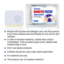 Load image into Gallery viewer, 12pcs/pack Diabetic Patches Stabilize Blood Sugar Relieve Palpitations Dizziness Fatigue Patches Health Care Diabetic Patches