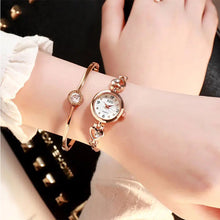 Load image into Gallery viewer, Fashion Love Bracelet Watch Small Dial Quartz Wristwatch Casual Wrap Around Bracelet Wrist Watch for Women