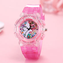 Load image into Gallery viewer, Colorful Light Flashing Luminous Children Watch Fashion Creative Children Watch Cartoon Wristwatch for Boys and Girls