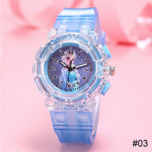 Load image into Gallery viewer, Colorful Light Flashing Luminous Children Watch Fashion Creative Children Watch Cartoon Wristwatch for Boys and Girls