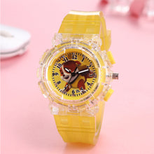 Load image into Gallery viewer, Cartoon Children Watch Colorful LED Light Flashing Watch Fashion Creative Wristwatch for Boys and Girls