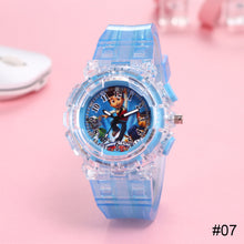 Load image into Gallery viewer, Cartoon Children Watch Colorful LED Light Flashing Watch Fashion Creative Wristwatch for Boys and Girls