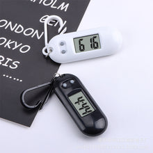 Load image into Gallery viewer, Electronic Watch Backpack Key Chain Watch Simple Mute Watch Clock Compact Portable Electronic Watch
