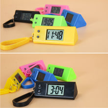 Load image into Gallery viewer, Electronic Watch Backpack Key Chain Watch Simple Mute Watch Clock Compact Portable Electronic Watch