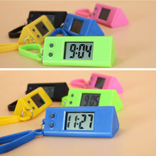 Load image into Gallery viewer, Electronic Watch Backpack Key Chain Watch Simple Mute Watch Clock Compact Portable Electronic Watch