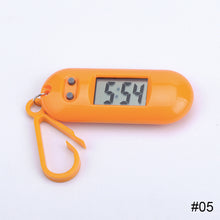Load image into Gallery viewer, Electronic Watch Backpack Key Chain Watch Simple Mute Watch Clock Compact Portable Electronic Watch