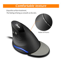 Load image into Gallery viewer, T-30 Wired Optical Mouse Vertical Mouse USB Wired Gaming Mouse 6 Keys Ergonomic Mice with 4 Adjustable DPI for PC Laptop