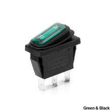 Load image into Gallery viewer, Waterproof 3pin ON/OFF 16A 125V AC Light Power Switch High Current Rocker With LED Button Switch Ship Type