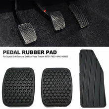 Load image into Gallery viewer, 3Pcs Car Brake Clutch Pedal Rubber Pad Cover For Suzuki Swift Samurai Sidekick Vitara Tracker 49751-79001 49451-60B00