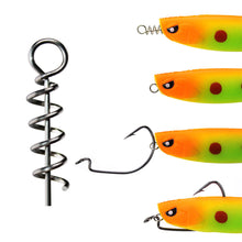 Load image into Gallery viewer, 20/50/100pcs/Lot Spring Lock Pin Crank Hook Fishing Connector Stainless Steel Swivels&Snap Soft Bait Accessories