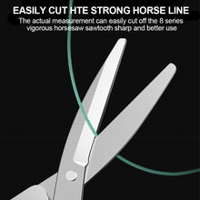 Load image into Gallery viewer, Portable Folding Scissors Safe Keychain Trip Scissors Cutter Safety Portable Travel Trip Scissors Used For Home Office Fishing