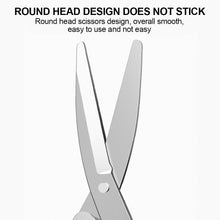 Load image into Gallery viewer, Portable Folding Scissors Safe Keychain Trip Scissors Cutter Safety Portable Travel Trip Scissors Used For Home Office Fishing