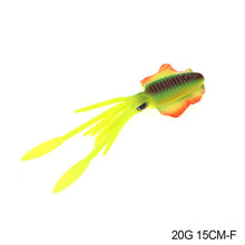 Load image into Gallery viewer, Soft Squid Fishing Trolling Lure Luminous UV Squid Jig For Sea Fishing Boat Fishing Wobblers Bait Rockfishing