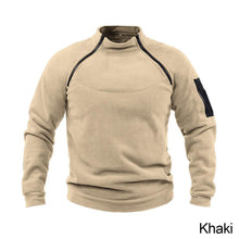 Load image into Gallery viewer, Men's Tactical Outdoor Jacket Hunting Clothes Warm Side Zippers Fleece Pullover Man Windproof Autumn Coat Military Underwear