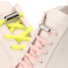 Load image into Gallery viewer, No Tie Shoe laces Press Lock Shoelaces Without Ties Elastic Laces Sneaker Kids Adult Widened Flat Shoelace For Shoes