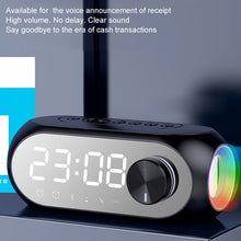 Load image into Gallery viewer, S8 Wireless Bluetooth Speaker HD Led Display Multifunction Stereo Bass Speakers Alarm Clock FM Radio TF Card Aux Music Playback
