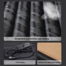 Load image into Gallery viewer, 5V/12V Universal USB Car Heating Cushion Home Office Chair Cushion Heated Seat Cushion Winter Warmer Anti Slip Chair Pad Cushion