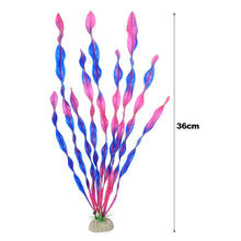 Load image into Gallery viewer, 36cm Height Simulated Aquarium Plant Artificial Underwater Grass Fish Tank Decoration Plant Aquarium Ornaments Accessories