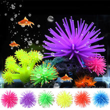 Load image into Gallery viewer, 10cm Aritifical Coral Pants for Fish Tank Aquarium Decoration Simulated Urchin Ornmants Underwater Decor Accessories