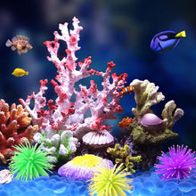 Load image into Gallery viewer, 10cm Aritifical Coral Pants for Fish Tank Aquarium Decoration Simulated Urchin Ornmants Underwater Decor Accessories