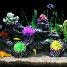 Load image into Gallery viewer, 10cm Aritifical Coral Pants for Fish Tank Aquarium Decoration Simulated Urchin Ornmants Underwater Decor Accessories