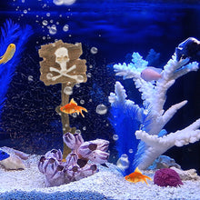 Load image into Gallery viewer, Resin Shark Warning Sign Ornament Aquarium Decoration Artificial Landscaping Mark for Fish Tank Accessories