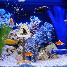 Load image into Gallery viewer, Resin Shark Warning Sign Ornament Aquarium Decoration Artificial Landscaping Mark for Fish Tank Accessories