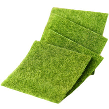 Load image into Gallery viewer, Aritificial Square Lawn Piece for Fish Tank Aquarium Microlandschaft Decoration Grass Moss Mat 15*15cm