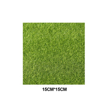 Load image into Gallery viewer, Aritificial Square Lawn Piece for Fish Tank Aquarium Microlandschaft Decoration Grass Moss Mat 15*15cm
