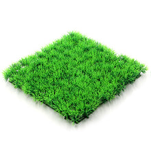 Load image into Gallery viewer, Aritificial Square Lawn Piece for Fish Tank Aquarium Microlandschaft Decoration Grass Moss Mat
