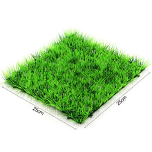 Load image into Gallery viewer, Aritificial Square Lawn Piece for Fish Tank Aquarium Microlandschaft Decoration Grass Moss Mat