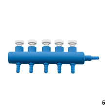 Load image into Gallery viewer, Aquarium Air Pump Hose Splitter with Adjustment Valve Fish Tank Oxygenn Pump Tube Splitter Distributor Shunt