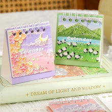 Load image into Gallery viewer, 2023 Mini Landscape Painting Flower Calendar Daily Organizer Desktop Schedule Monthly Planner Yearly Agenda for Home Decor Office Table School Supplies Decoration Stationery