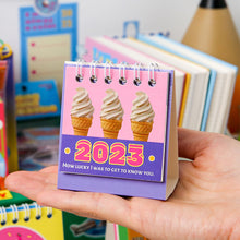 Load image into Gallery viewer, 2023 Mini Cute Calendar Daily Organizer Desktop Schedule Monthly Planner Yearly Agenda for Home Decor Office Table School Supplies Decoration Stationery