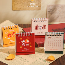 Load image into Gallery viewer, 2023 Mini Simple Calendar Daily Organizer Desktop Schedule Monthly Planner Yearly Agenda for Home Decor Office Table School Supplies Decoration Stationery