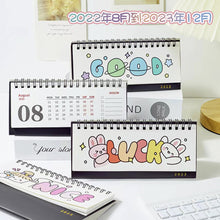 Load image into Gallery viewer, 2023 Cartoon Simple Calendar Daily Organizer Desktop Schedule Monthly Planner Yearly Agenda for Home Decor Office Table School Supplies Decoration Stationery