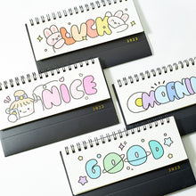Load image into Gallery viewer, 2023 Cartoon Simple Calendar Daily Organizer Desktop Schedule Monthly Planner Yearly Agenda for Home Decor Office Table School Supplies Decoration Stationery