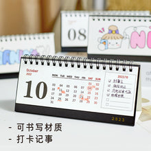 Load image into Gallery viewer, 2023 Cartoon Simple Calendar Daily Organizer Desktop Schedule Monthly Planner Yearly Agenda for Home Decor Office Table School Supplies Decoration Stationery