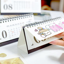 Load image into Gallery viewer, 2023 Cartoon Simple Calendar Daily Organizer Desktop Schedule Monthly Planner Yearly Agenda for Home Decor Office Table School Supplies Decoration Stationery