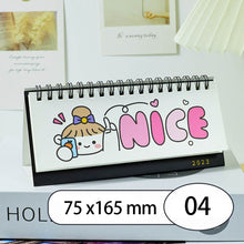 Load image into Gallery viewer, 2023 Cartoon Simple Calendar Daily Organizer Desktop Schedule Monthly Planner Yearly Agenda for Home Decor Office Table School Supplies Decoration Stationery