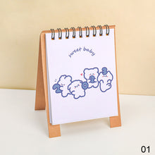 Load image into Gallery viewer, 2023 Cartoon Simple Calendar Daily Organizer Desktop Schedule Monthly Planner Yearly Agenda for Home Decor Office Table School Supplies Decoration Stationery
