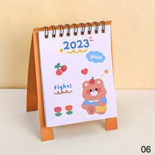 Load image into Gallery viewer, 2023 Cartoon Simple Calendar Daily Organizer Desktop Schedule Monthly Planner Yearly Agenda for Home Decor Office Table School Supplies Decoration Stationery