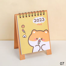 Load image into Gallery viewer, 2023 Cartoon Simple Calendar Daily Organizer Desktop Schedule Monthly Planner Yearly Agenda for Home Decor Office Table School Supplies Decoration Stationery