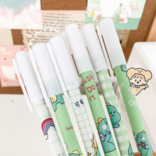 Load image into Gallery viewer, 0.5mm Cute Cartoon Design Erasable Pen Students Blue Black Gel Pens Kids Learning Stationery Office Supplies